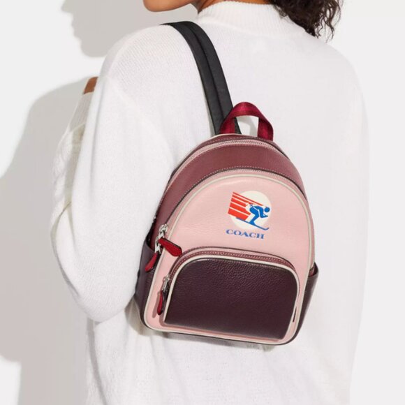 NWOT - Coach - Mini Backpack with Skier - Picture 2 of 8